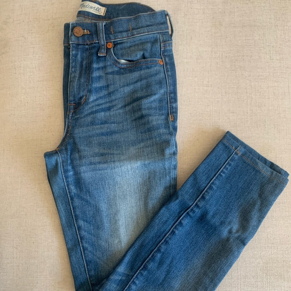 Madewell high rise skinny jeans